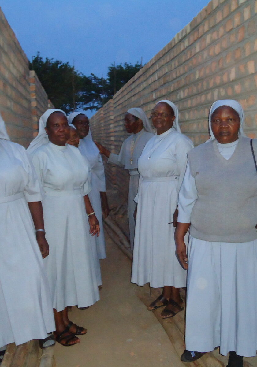 8-Sisters visited when walls had reached window level